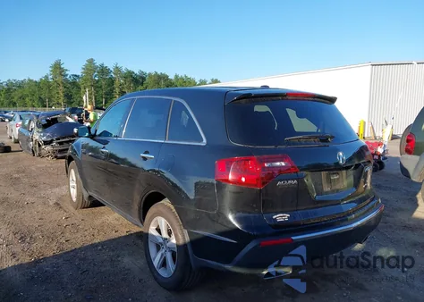 2012 Acura Mdx Technology Package from USA, damaged, VIN 2HNYD2H3XCH546655